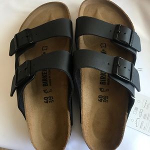 Arizona black Birkenstock size 40
